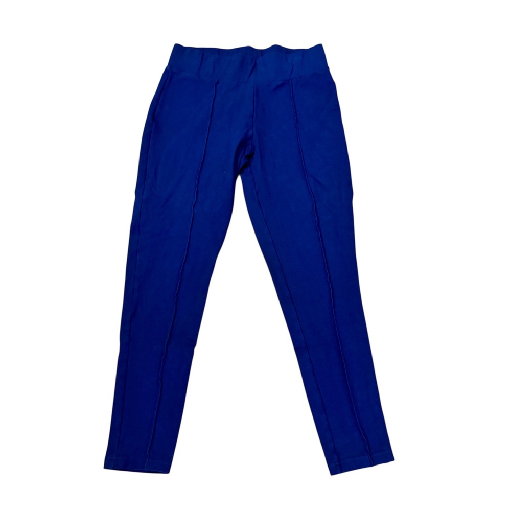 Seven Est 1964 Navy Blue Seamed Stretch Leggings Comfortable Athleisure L